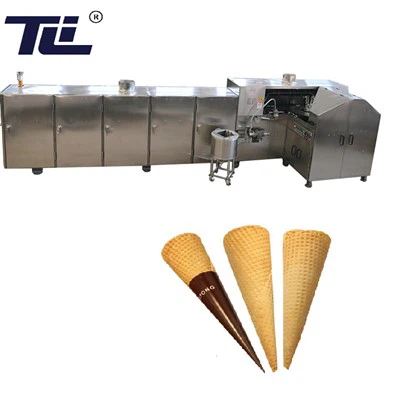 Ijs zoete hoorntjesmachine